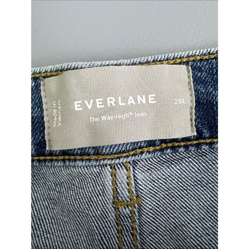 New Everlane THE WAY-HIGH® JEAN in Salt Water Size 29L - Picture 6 of 14